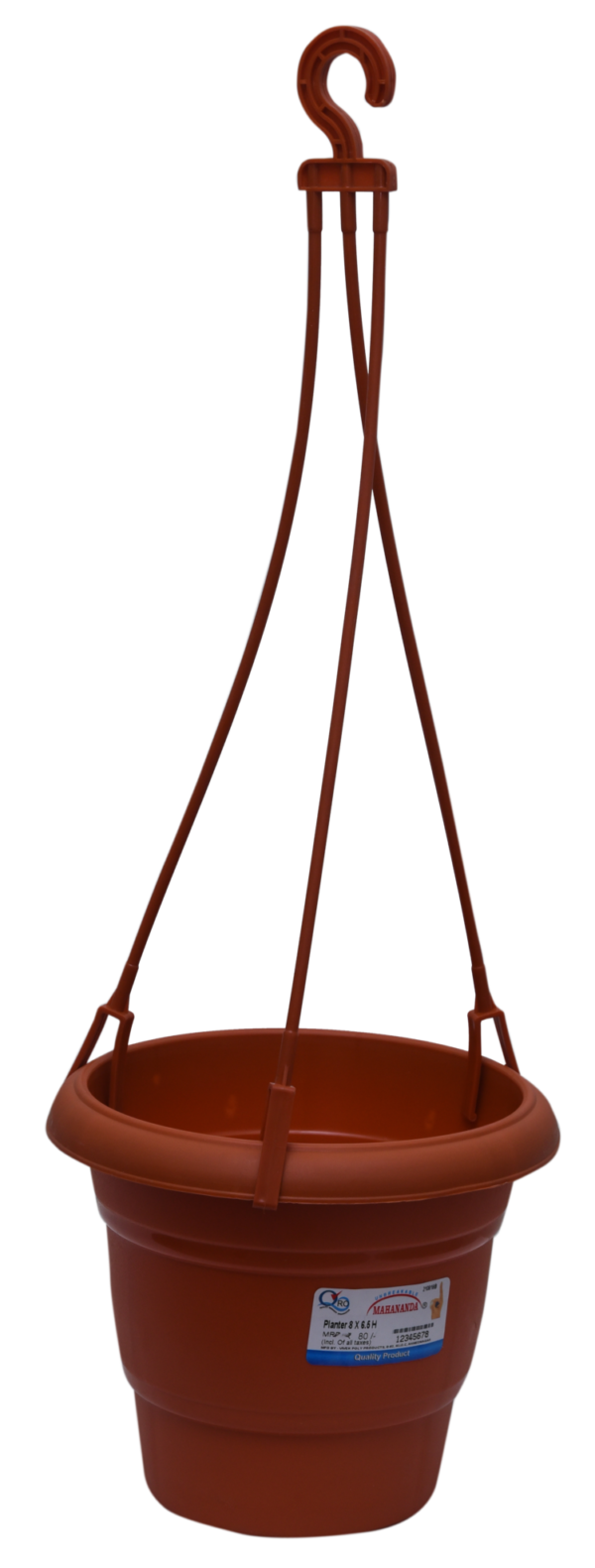 Planter Sq 8 x H 6.5 with Holder