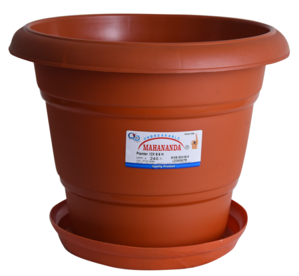 Planter Sq 12 x H 9.6